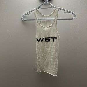 Wet White Tank Top